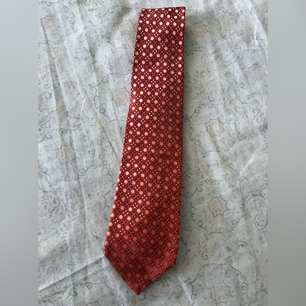 Express Orange and Blue‎ Tie Classic Accessory